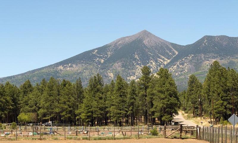 Mount Humphreys in Flagstaff Arizona